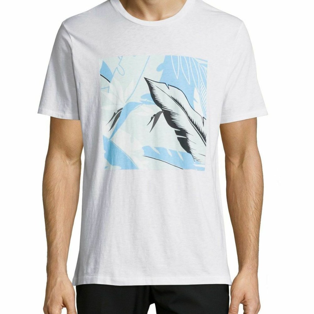 Rag & Bone Hawaiian Tropical Graphic Tee